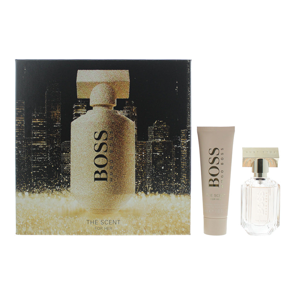 Hugo Boss The Scent 2 Piece Gift Set: Eau De Parfum 30ml - Body Lotion 50ml