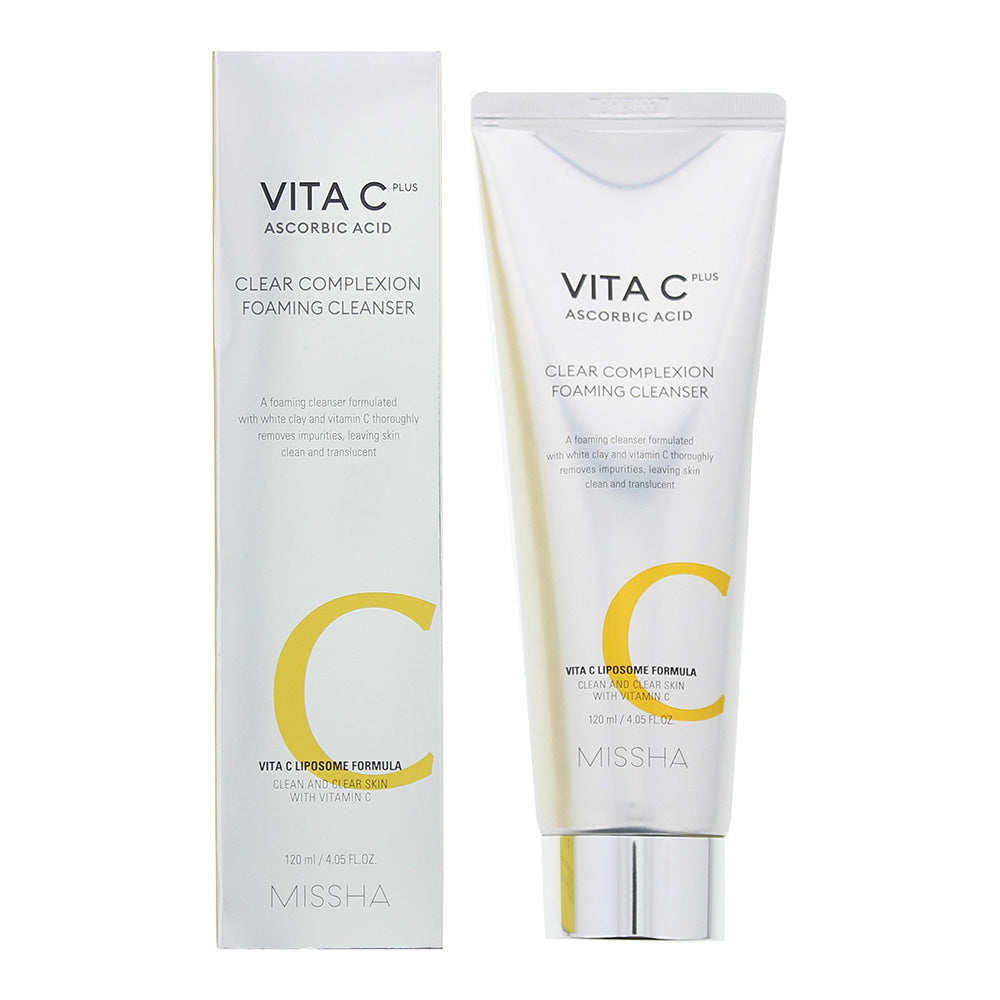 Missha Vita C Plus Clear Complexion Foaming Cleanser 120ml  | TJ Hughes