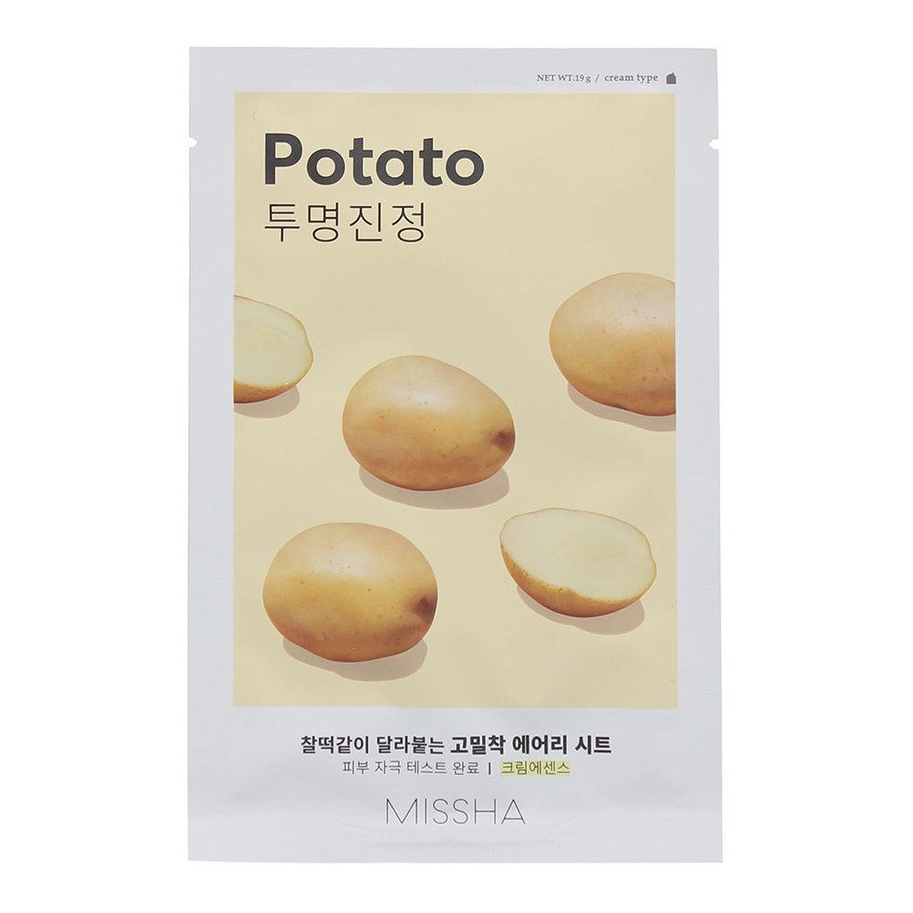 Missha Airy Fit Potato Sheet Mask 19g  | TJ Hughes