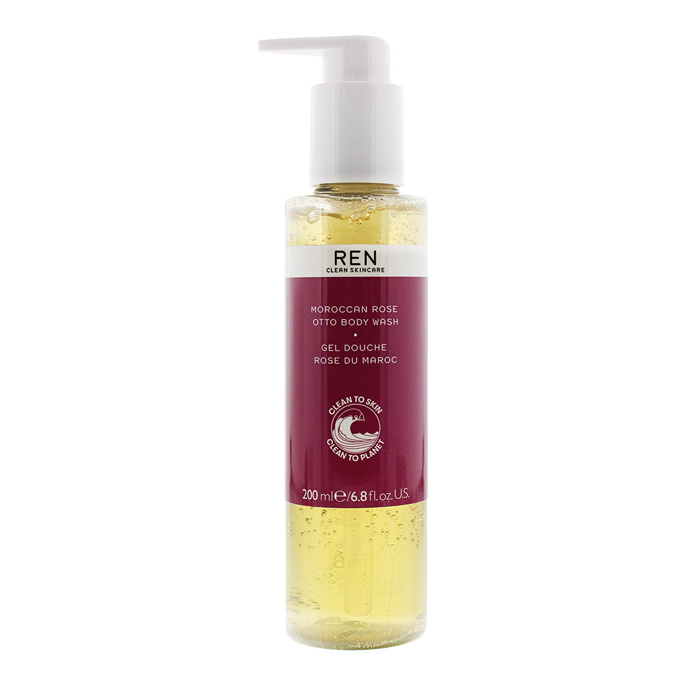 Ren Moroccan Rose Otto Body Wash 200ml  | TJ Hughes