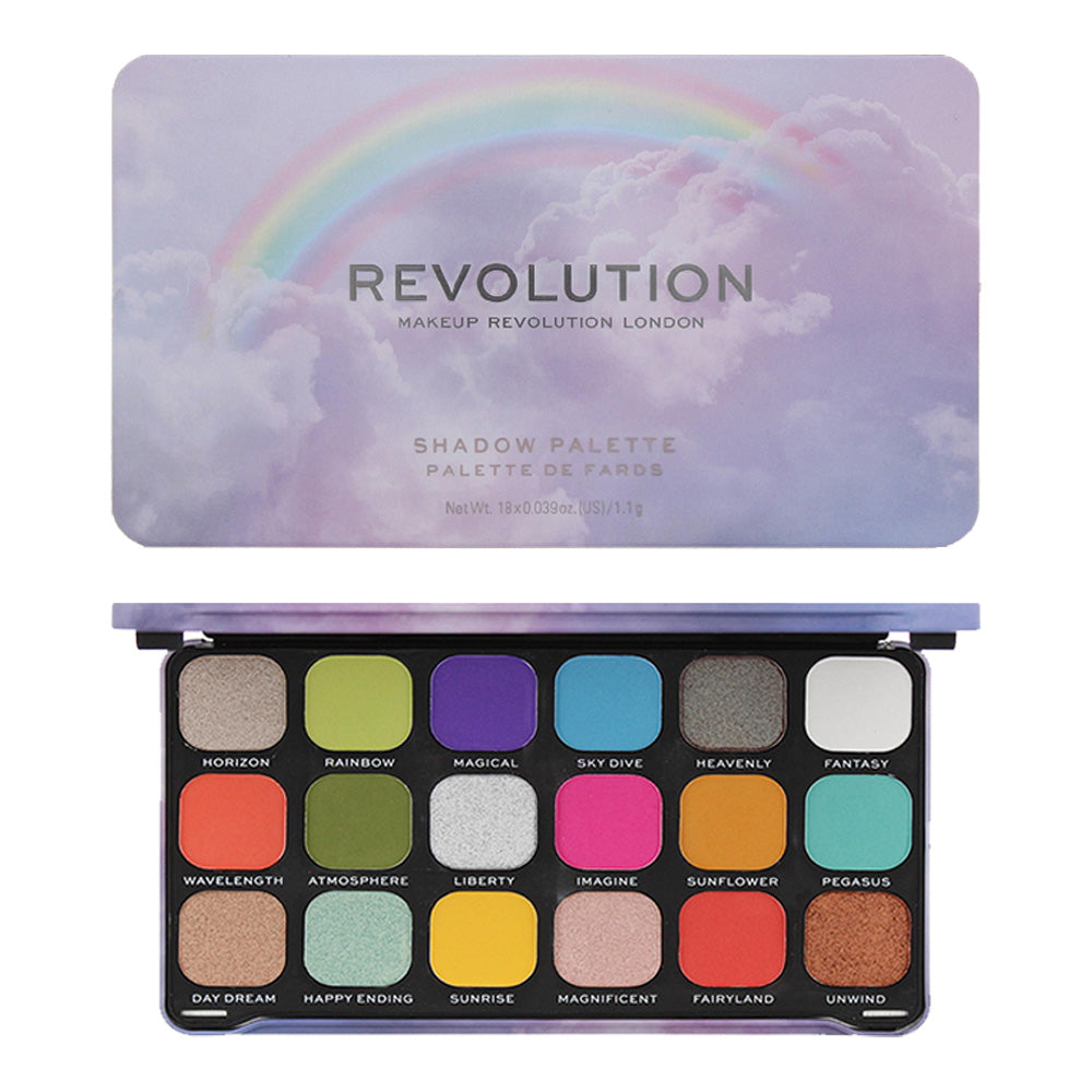 Revolution Rainbow Eye Shadow Palette 18 x 1.1g  | TJ Hughes