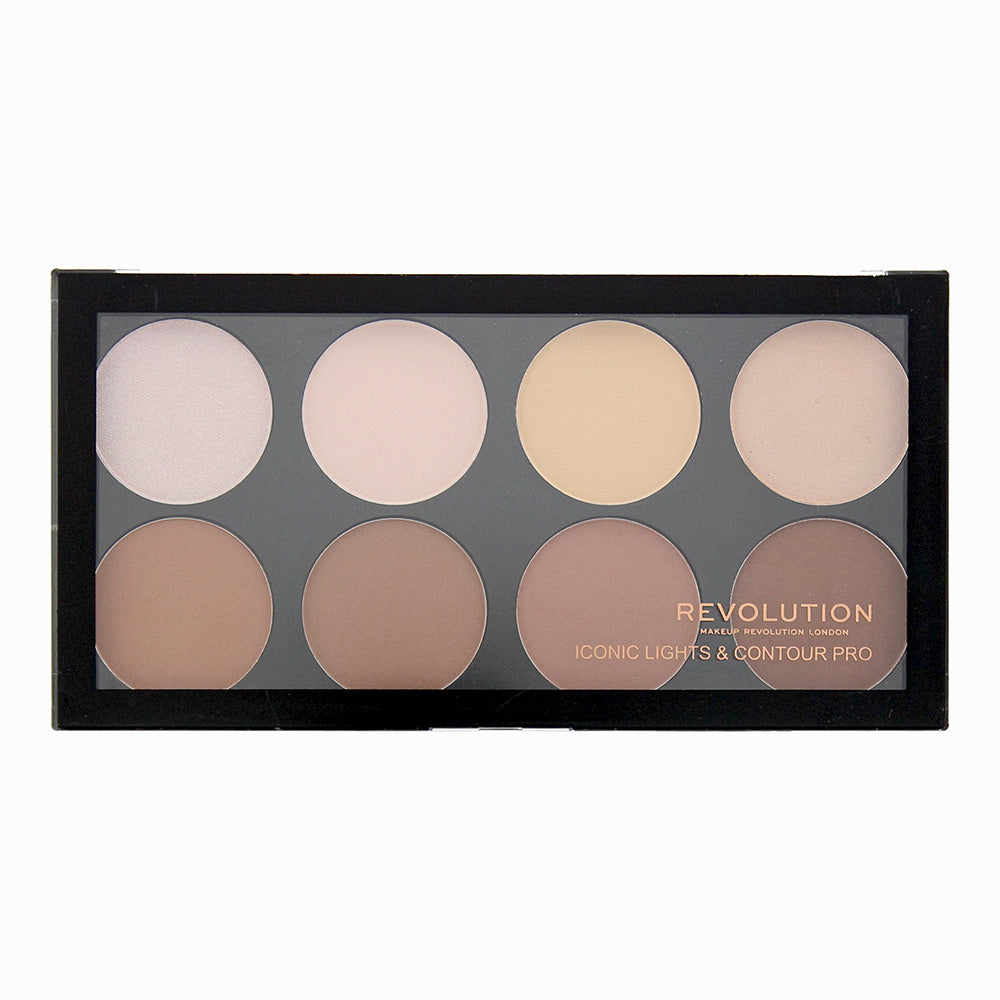 Revolution Iconic Lights & Contour Pro Contouring Palette 8 x 1.6g  | TJ Hughes