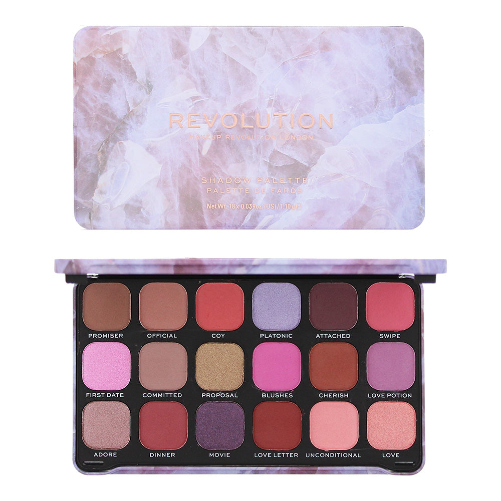 Revolution Forever Flawless Unconditional Love Eye Shadow Palette 18 x 1.1g