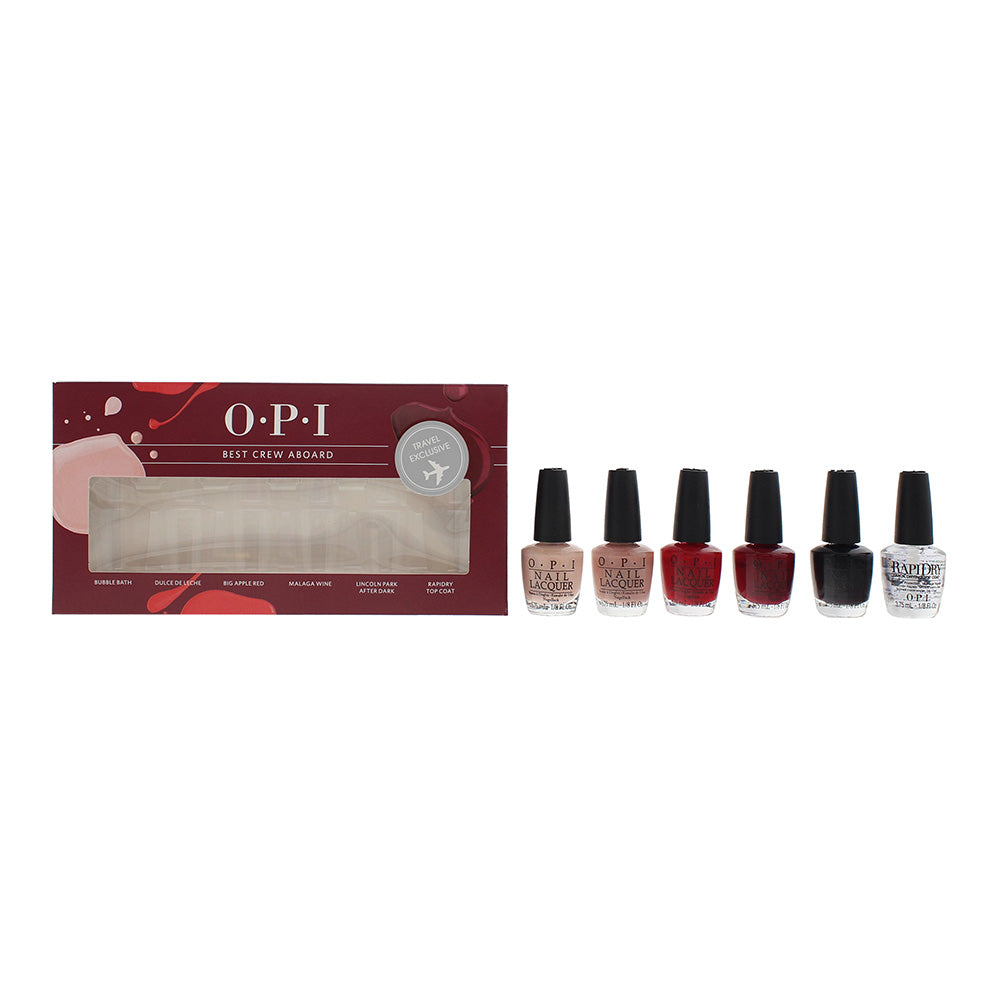 OPI Best Crew Abroad 6 Piece Nail Polish Gift Set  | TJ Hughes