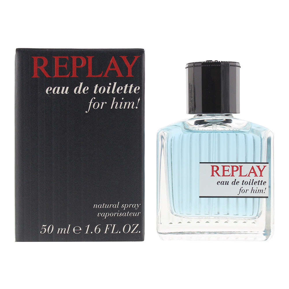 Replay For Him Eau De Toilette 50ml  | TJ Hughes