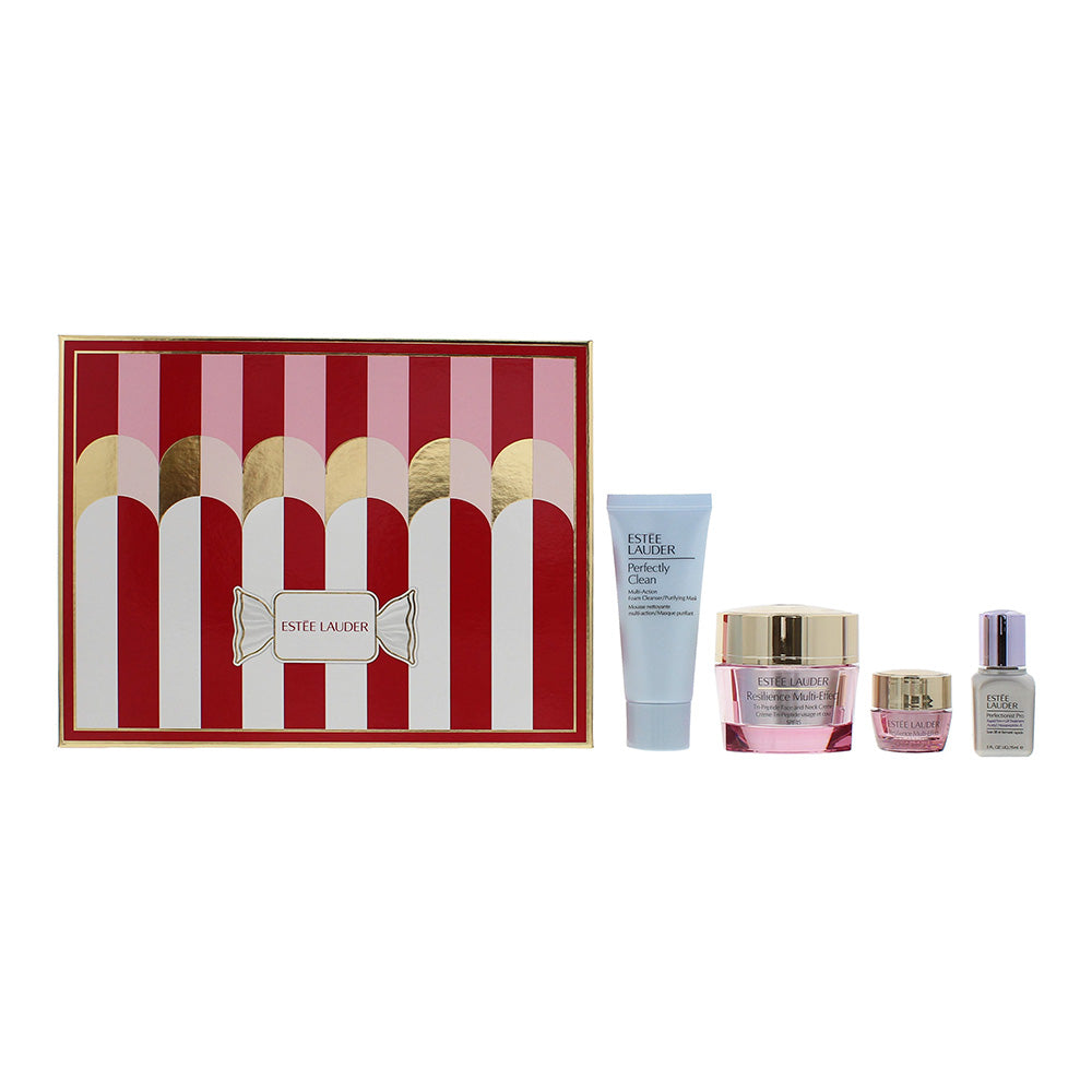 Estee Lauder Firm + Glow Skincare Delights 4 Piece Gift Set: Treatment 15ml - Face And Neck Cream 50ml - Eye Cream 5ml - Foam Cleanser 30ml  | TJ Hugh