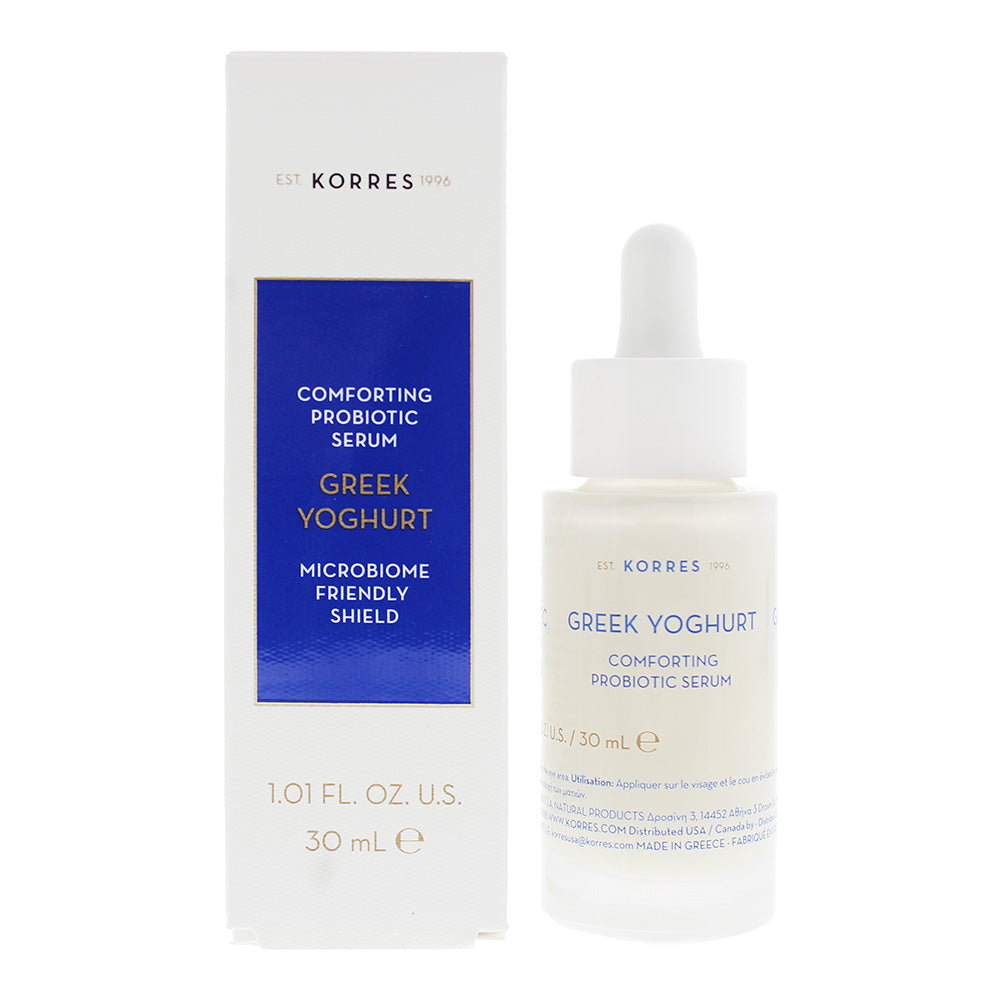 Korres Greek Yoghurt Comforting Prebiotic Microbiome Friendly Shield Serum 30ml