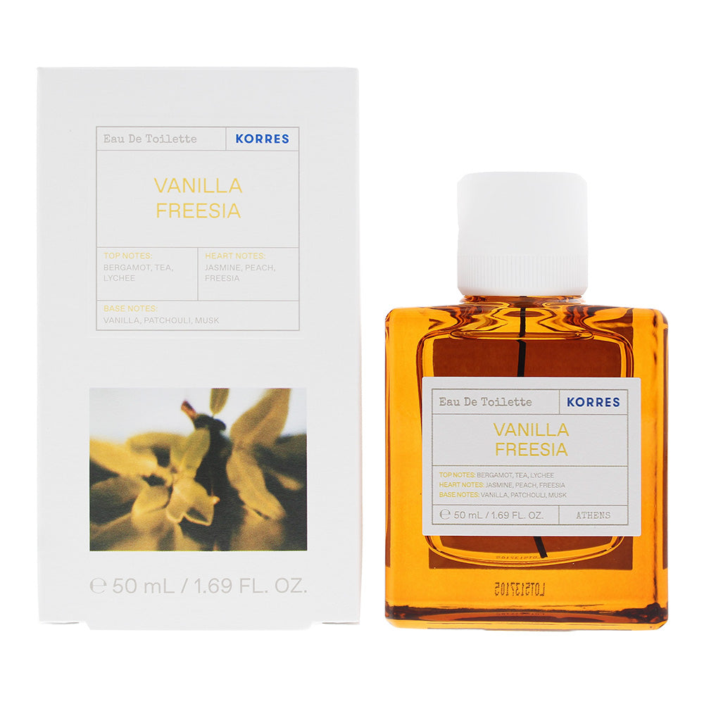 Korres Vanilla Freesia Eau De Toilette 50ml  | TJ Hughes