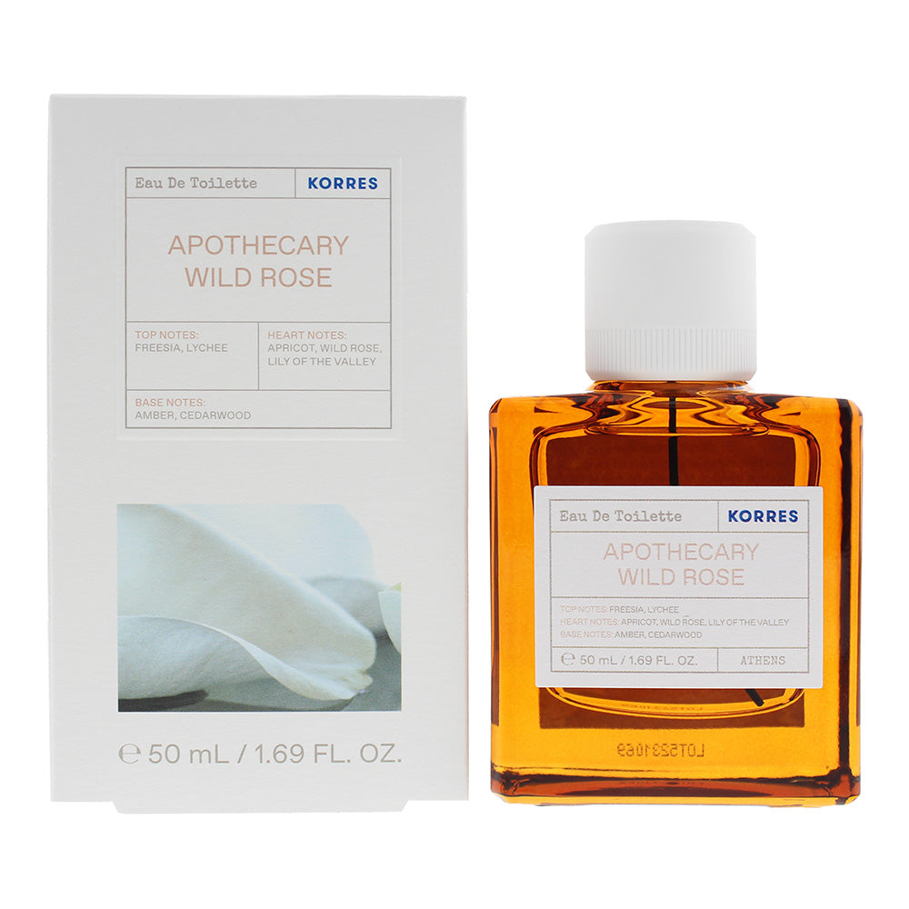 Korres Apothecary Wild Rose Eau De Toilette 50ml  | TJ Hughes