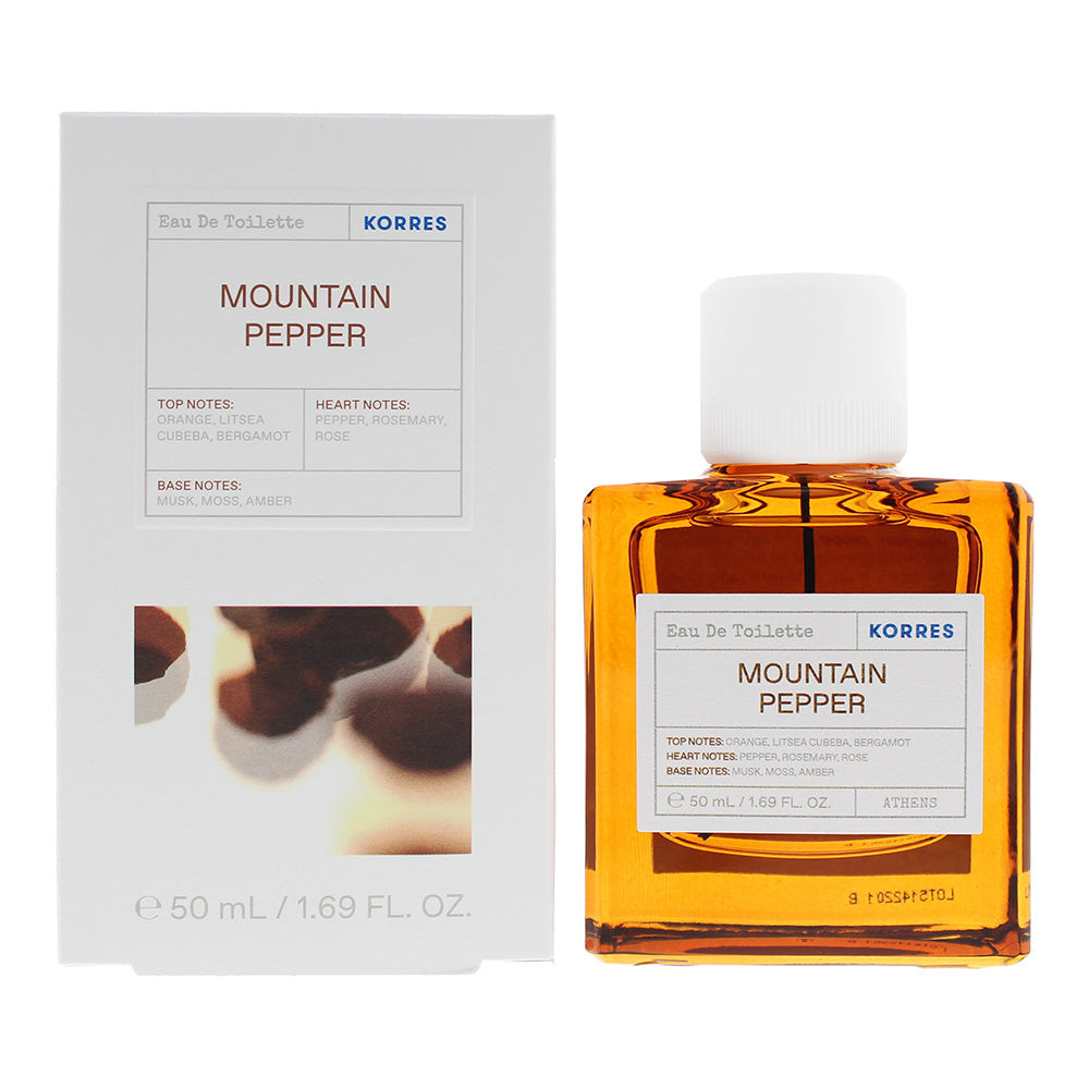 Korres Mountain Pepper Eau De Toilette 50ml  | TJ Hughes