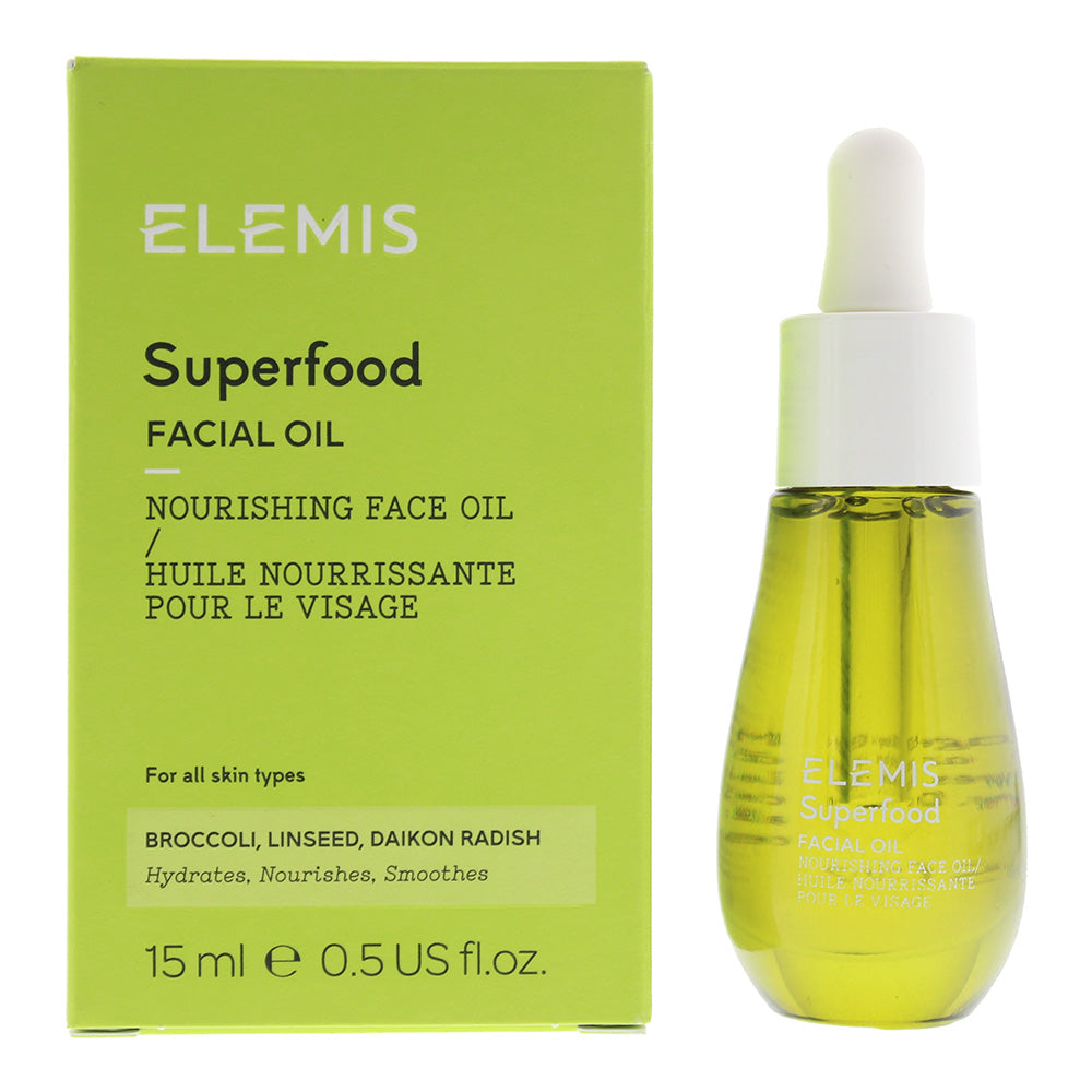 Elemis Superfood Facial Oil 15ml All Skin Types  | TJ Hughes