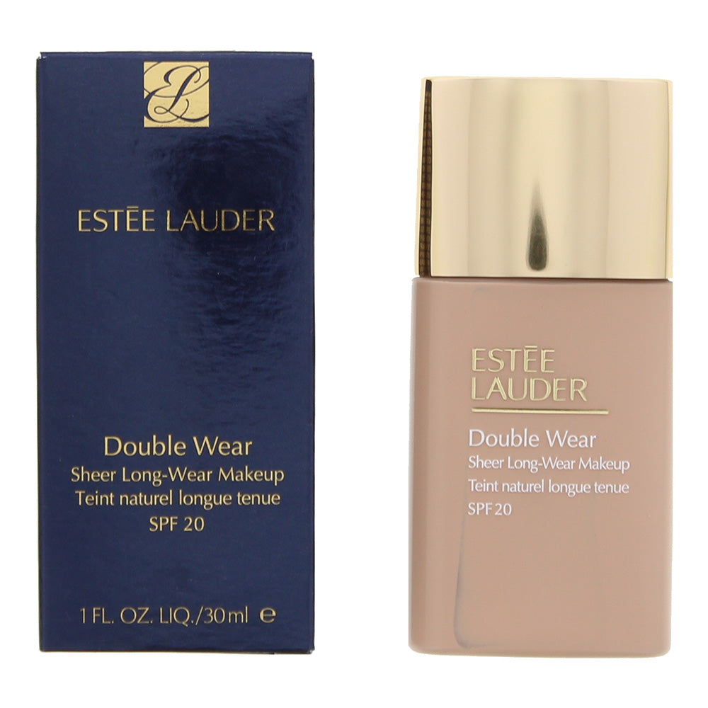 Estee Lauder Double Wear Sheer Long-Wear 2C2 Pale Almond SPF 20 Foundation 30ml  | TJ Hughes