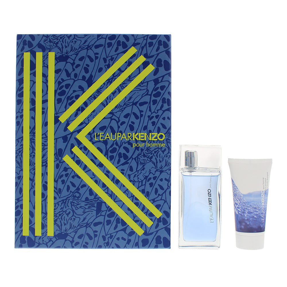 Kenzo L’eau Par Kenzo 2 Piece Gift Set: Eau de Toilette 50ml - Hair & Body Shamp  | TJ Hughes