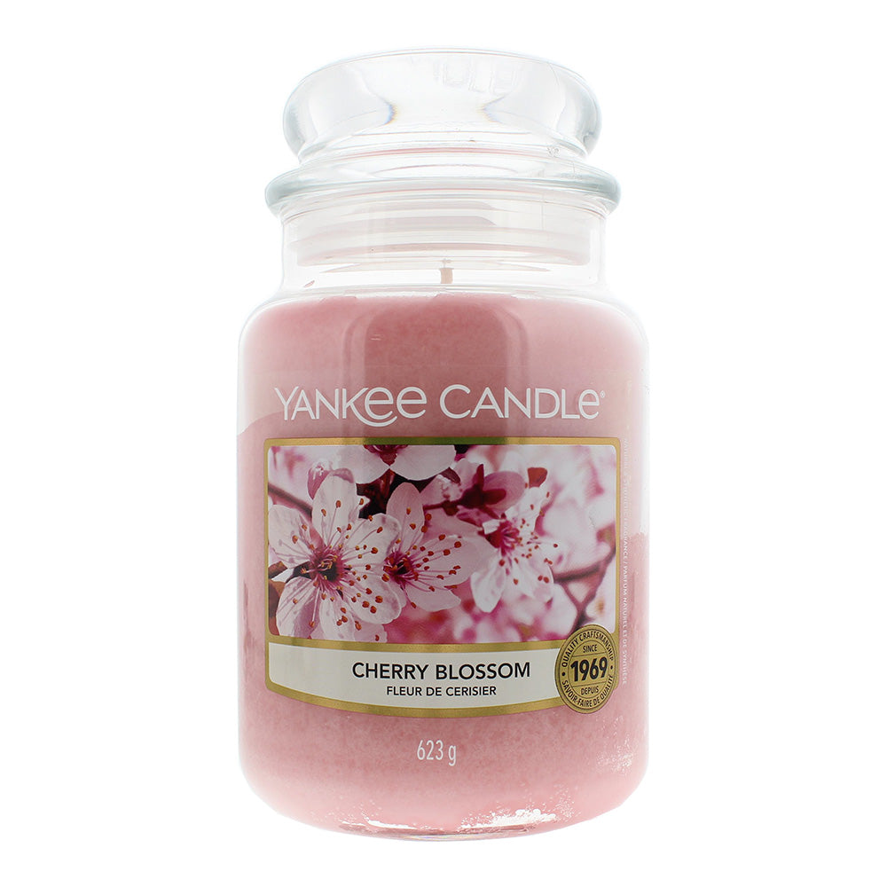 Yankee Cherry Blossom Candle 623g - Yankee Candle  | TJ Hughes