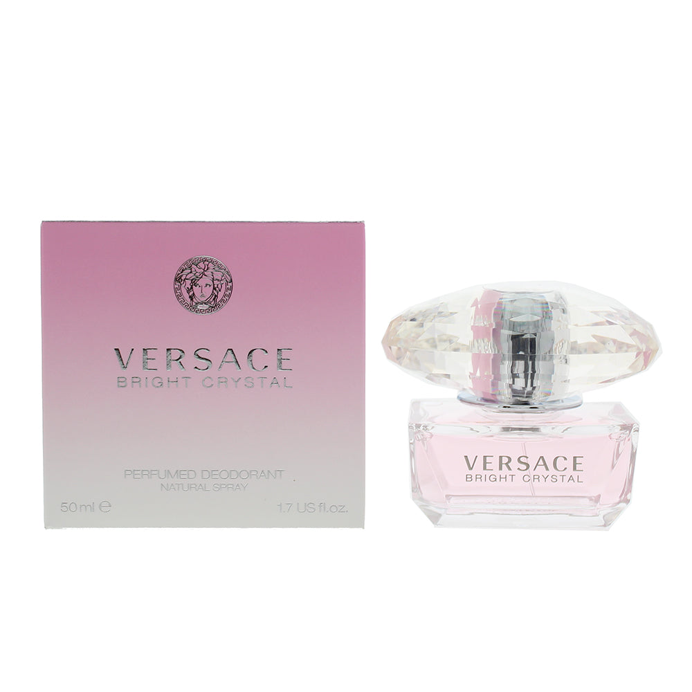Versace Bright Crystal Perfumed Deodorant 50ml  | TJ Hughes