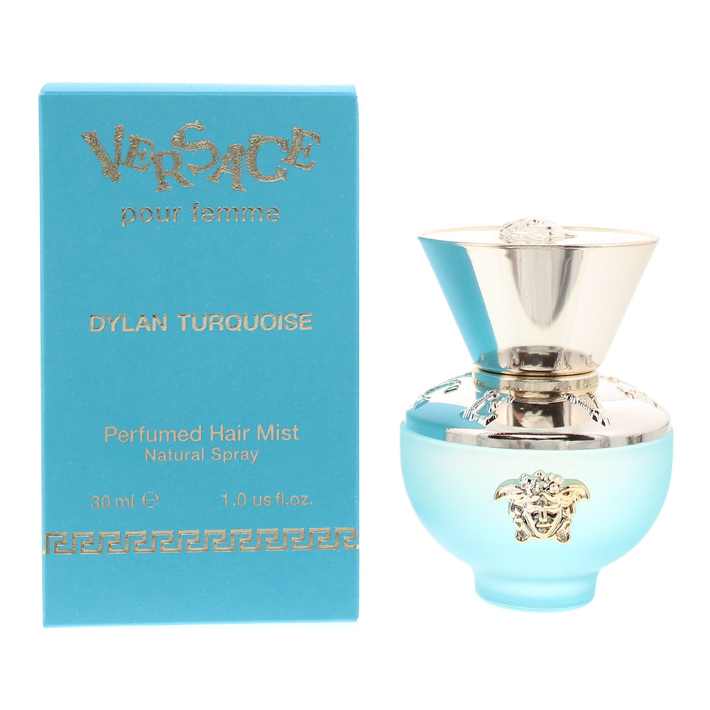 Versace Pour Femme Dylan Turquoise Perfumed Hair Mist 30ml  | TJ Hughes