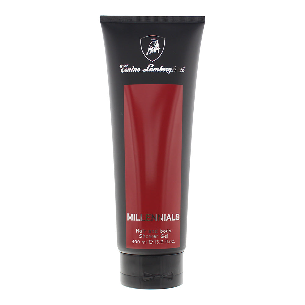 Lamborghini Millennials Hair And Body Shower Gel 400ml  | TJ Hughes