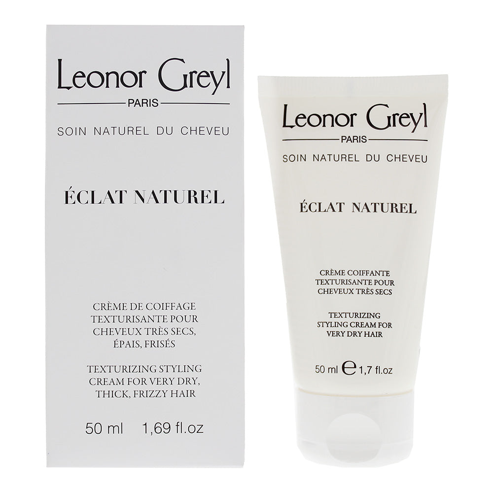 Leonor Greyl Eclat Naturel Texturizing Styling Cream For Very Dry - Thick - Frizzy Hair 50ml  | TJ Hughes Grey