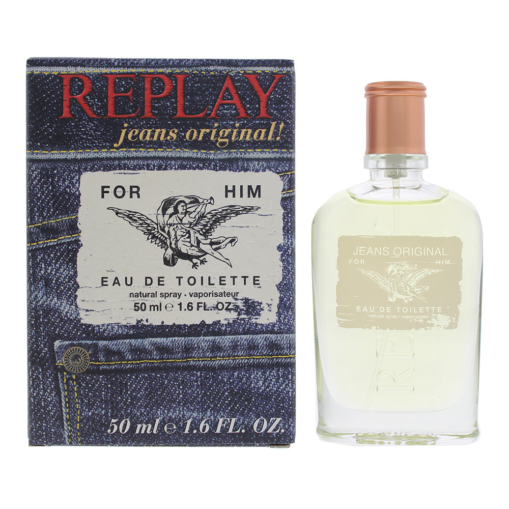 Replay Jeans Original! For Him Eau de Toilette 50ml  | TJ Hughes