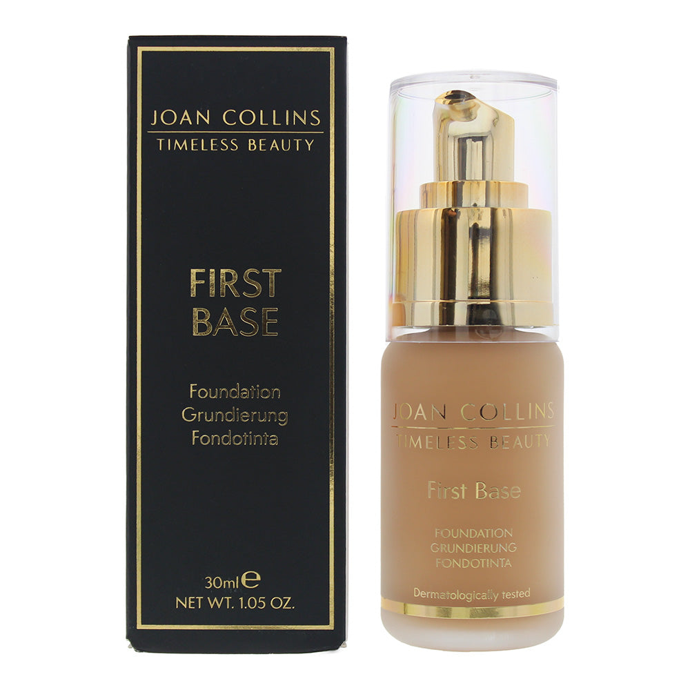 Joan Collins First Base Warm Dark Foundation 30ml  | TJ Hughes