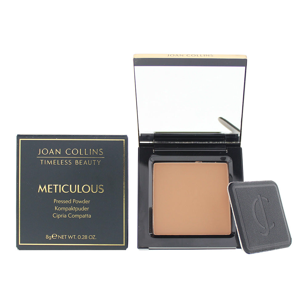 Joan Collins Meticulous Dark Pressed Powder 8g  | TJ Hughes