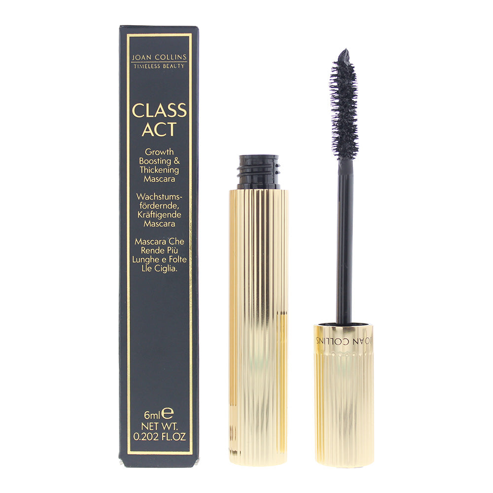 Joan Collins Class Act Growth & Boosting Thickening Black Mascara 6ml  | TJ Hughes