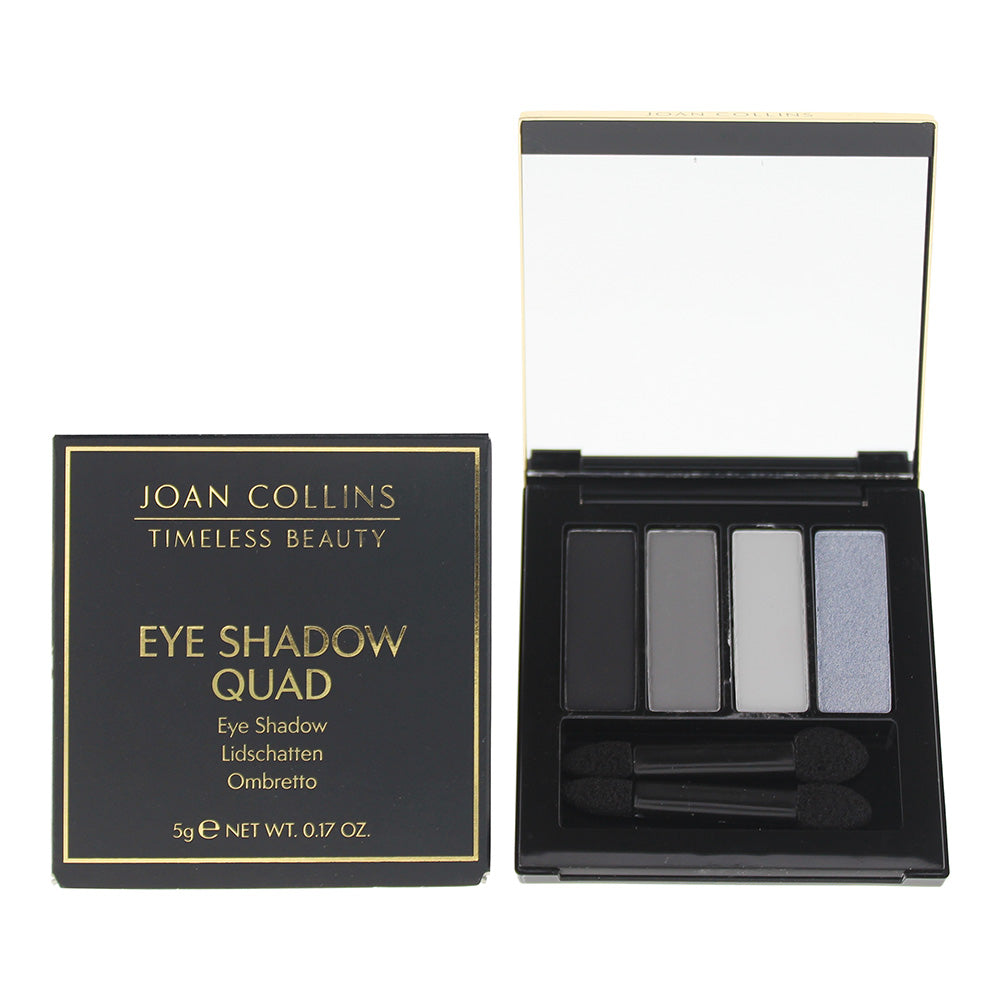 Joan Collins Misty Greys & Silver Eyeshadow Quad 5g  | TJ Hughes Grey