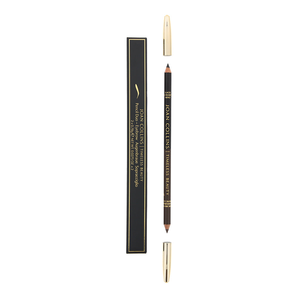 Joan Collins Eyebrow Pencil Duo Black/Dark Brown 1.56g  | TJ Hughes Black