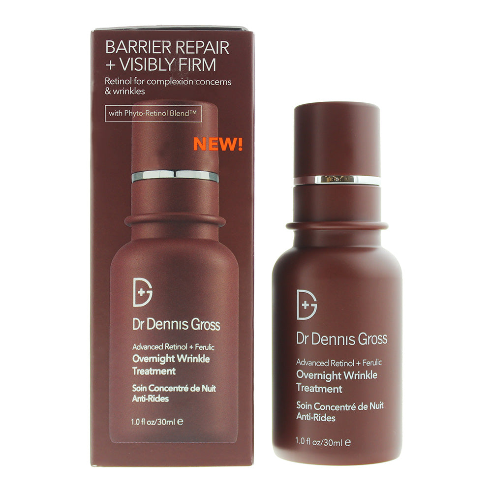 Dr Dennis Gross Advanced Retinol + Ferulic Overnight Wrinkle Treatment 30ml  | TJ Hughes