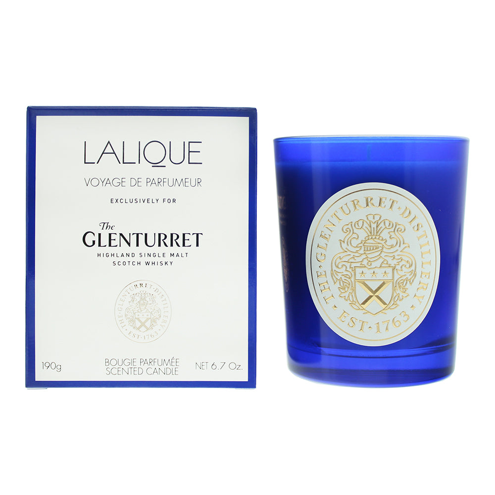 Lalique The Glenturret Scented Candle 190g  | TJ Hughes