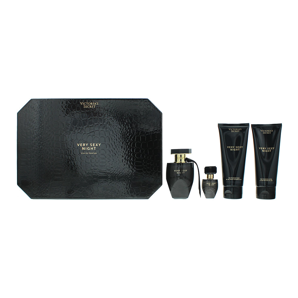 Victoria’s Secret Very Sexy Night 4 Piece Gift Set: Eau de Parfum 50ml - Eau de  | TJ Hughes