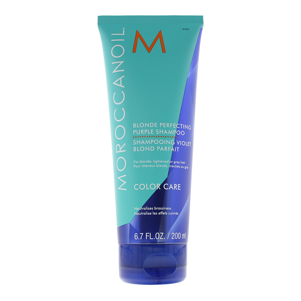 Moroccanoil Color Care Blonde Perfecting Purple Shampoo 200ml  | TJ Hughes