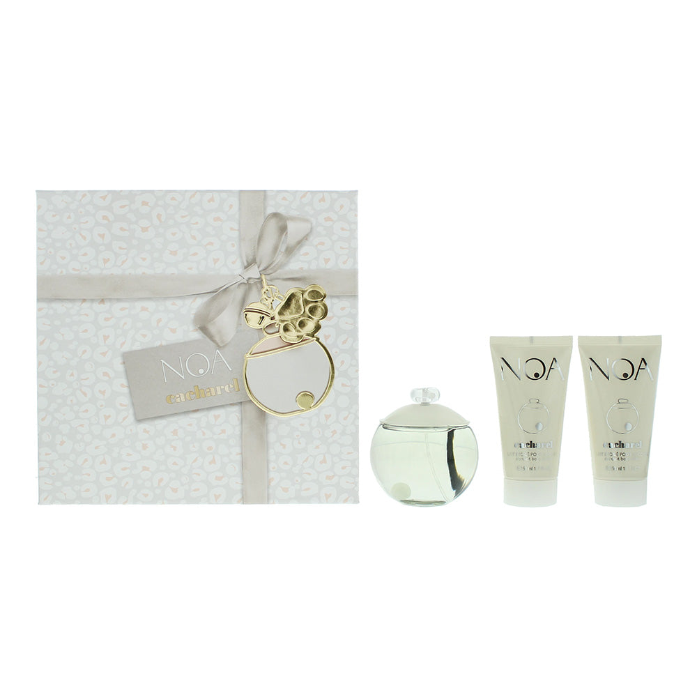 Cacharel Noa 3 Piece Gift Set: Eau De Toilette 100ml - 2x Body Lotion 50ml