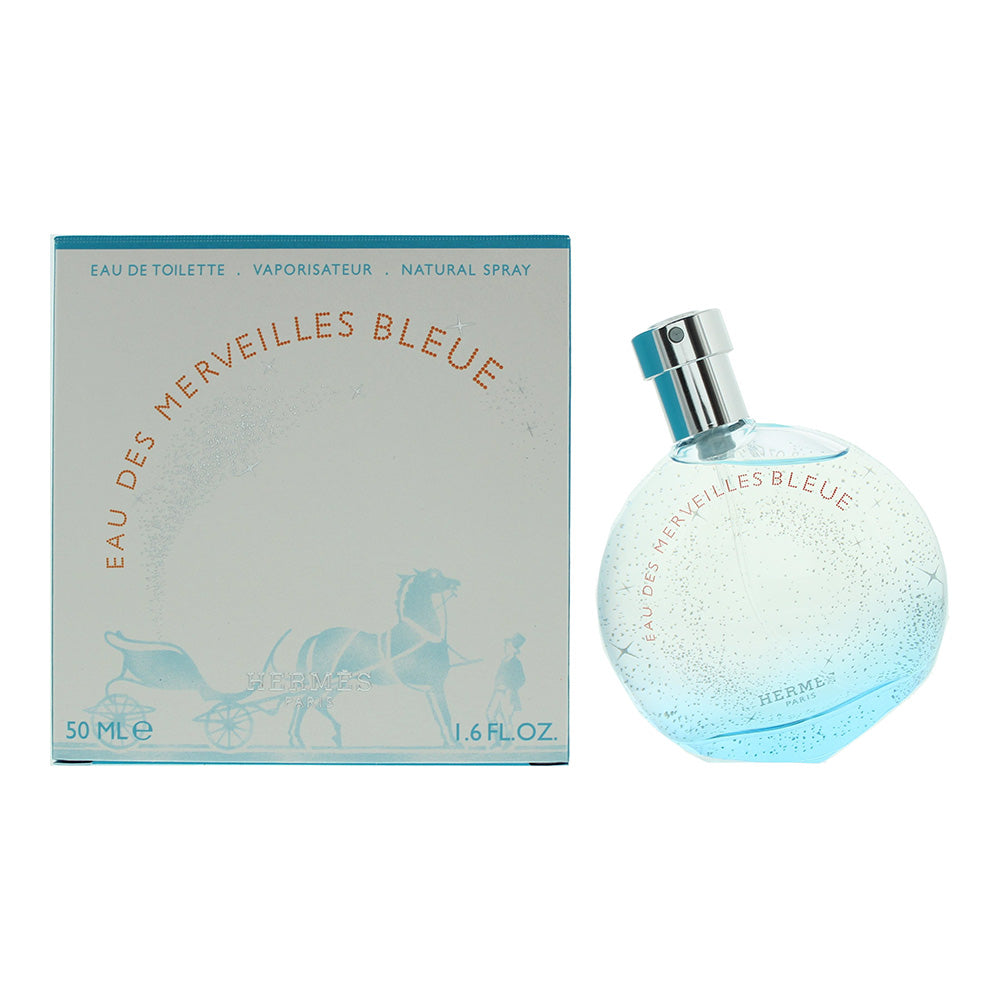 Hermes Eau Des Merveilles Bleue Eau De Toilette 50ml For Her  | TJ Hughes