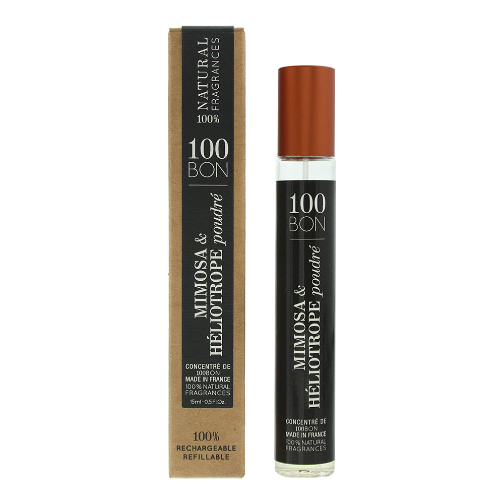 100 Bon Mimosa & Heliotrope Poudre Refillable Eau de Parfum 15ml  | TJ Hughes