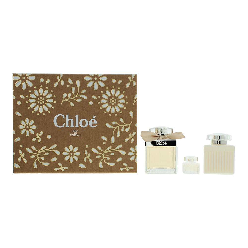 Chloe 3 Piece Gift Set: Eau de Parfum 75ml - Body Lotion 100ml - Eau de Parfum 5  | TJ Hughes