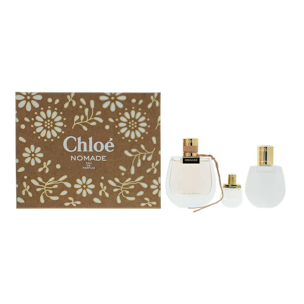 Chloe Nomade 3 Piece Gift Set: Eau de Parfum 75ml - Body Lotion 100ml - Eau de P  | TJ Hughes