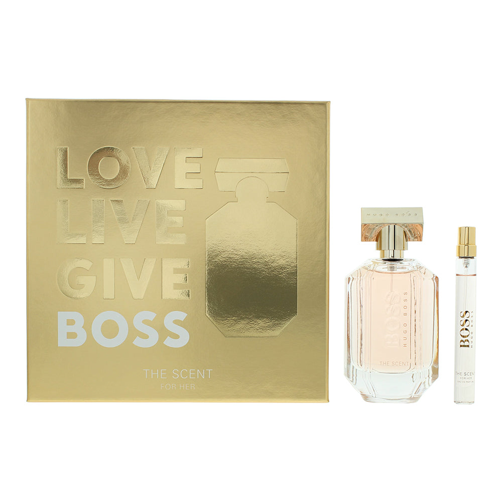 Hugo Boss The Scent For Her 2 Piece Gift Set: Eau de Parfum 100ml - Eau de Parfu  | TJ Hughes