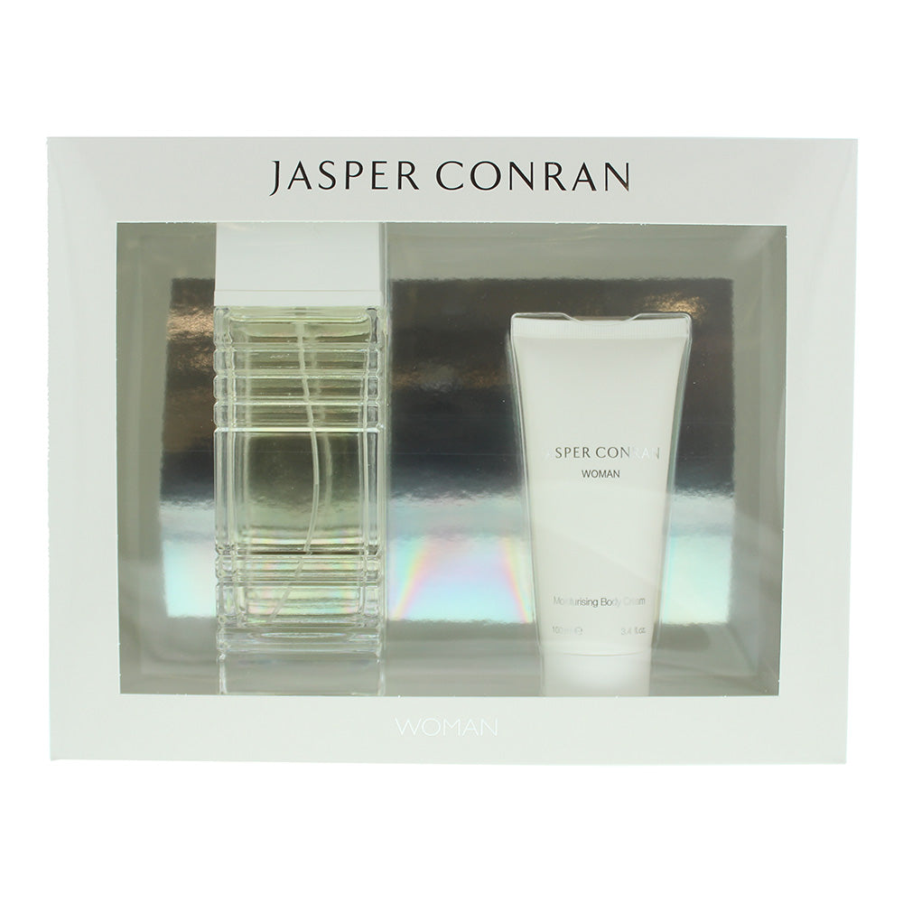 Jasper Conran Woman 2 Piece Gift Set: Eau De Parfum 100ml - Body Cream 100ml  | TJ Hughes