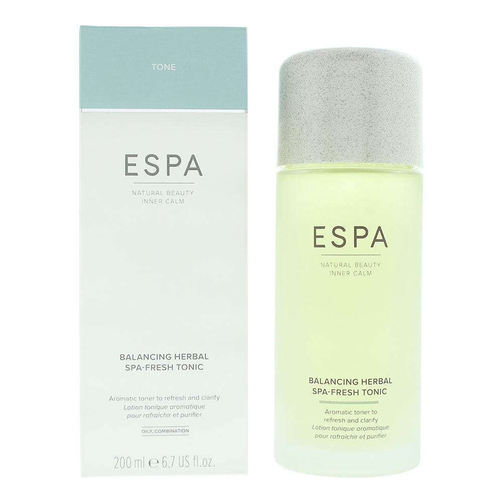 Espa Balancing Herbal Spa-Fresh Tonic 200ml Oily - Combination Skin  | TJ Hughes