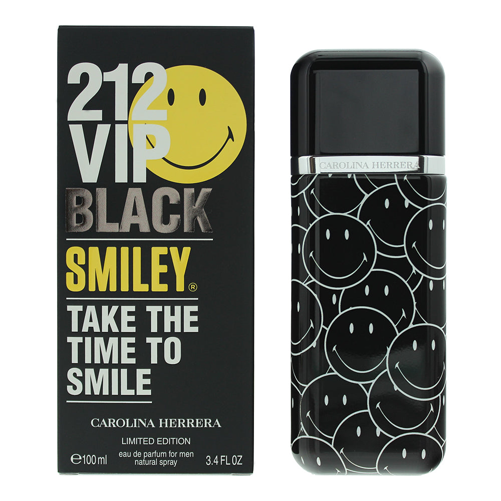 Carolina Herrera 212 Vip Black Smiley Limited Edition Eau de Parfum 100ml  | TJ Hughes