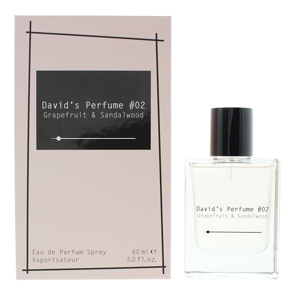 David Dobrik David’s Perfume #02 Grapefruit & Sandalwood Eau de Parfum 60ml  | TJ Hughes