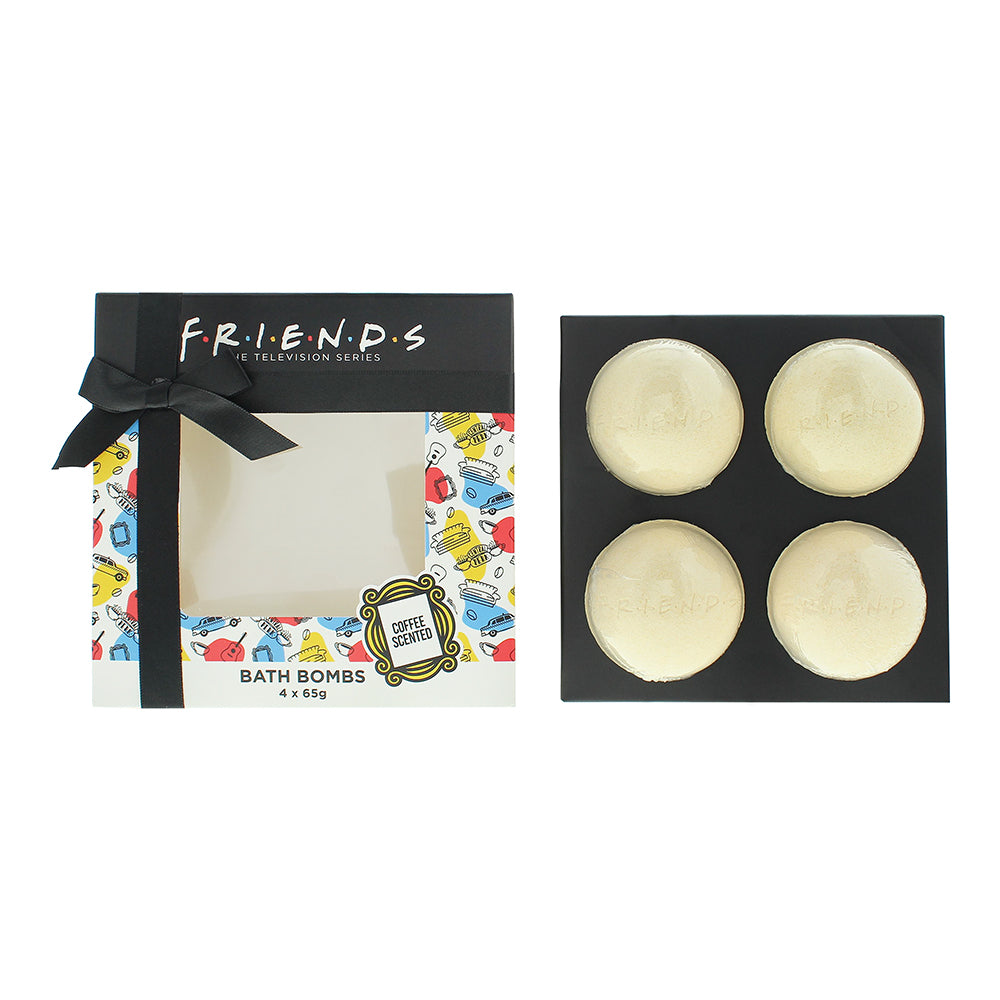 Warner Bros Friends Coffe Scented Bath Fizzy Bomb 4 x 65g  | TJ Hughes