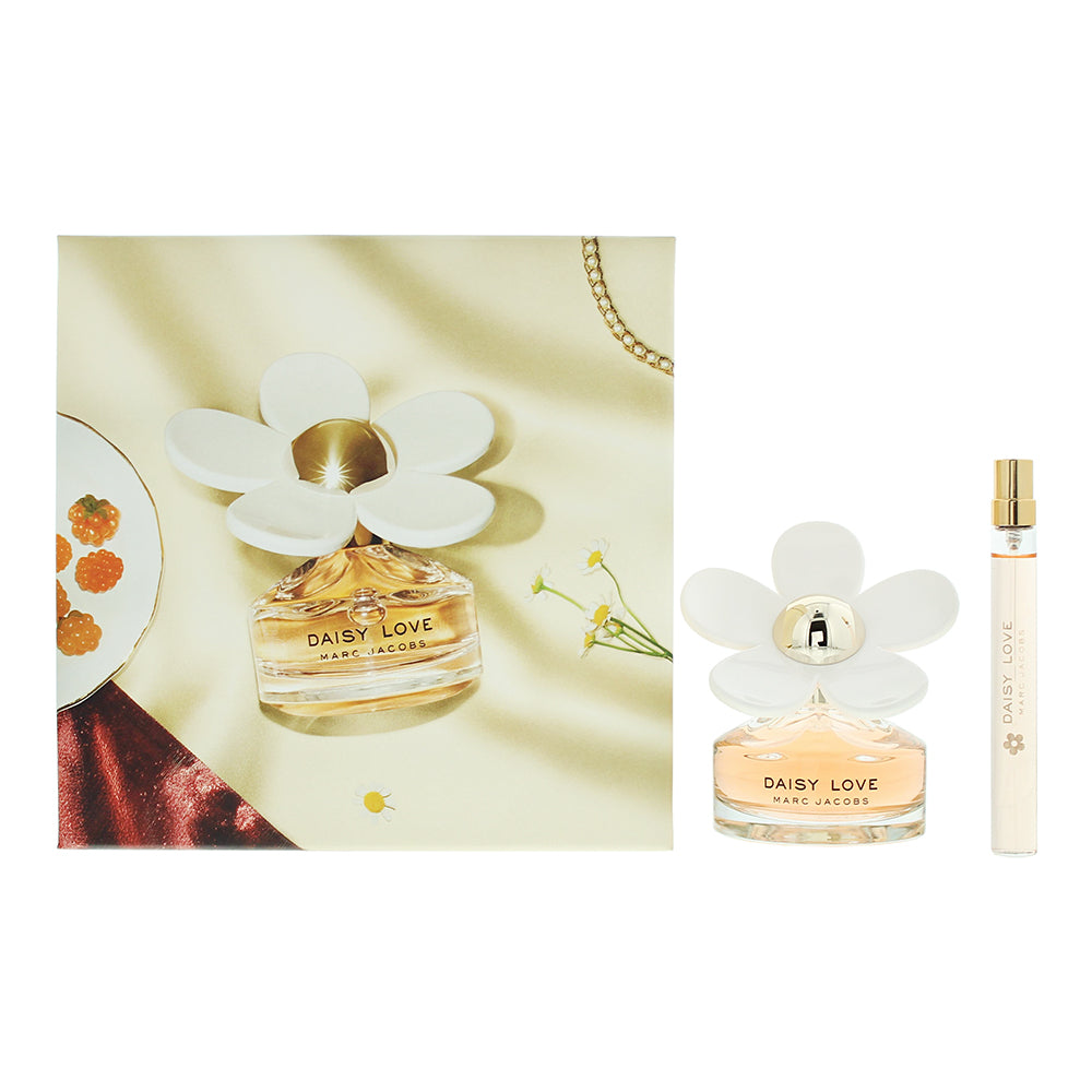 Marc Jacobs Daisy Love 2 Piece Gift Set: Eau De Toilette 50ml - Eau De Toilette 10ml  | TJ Hughes