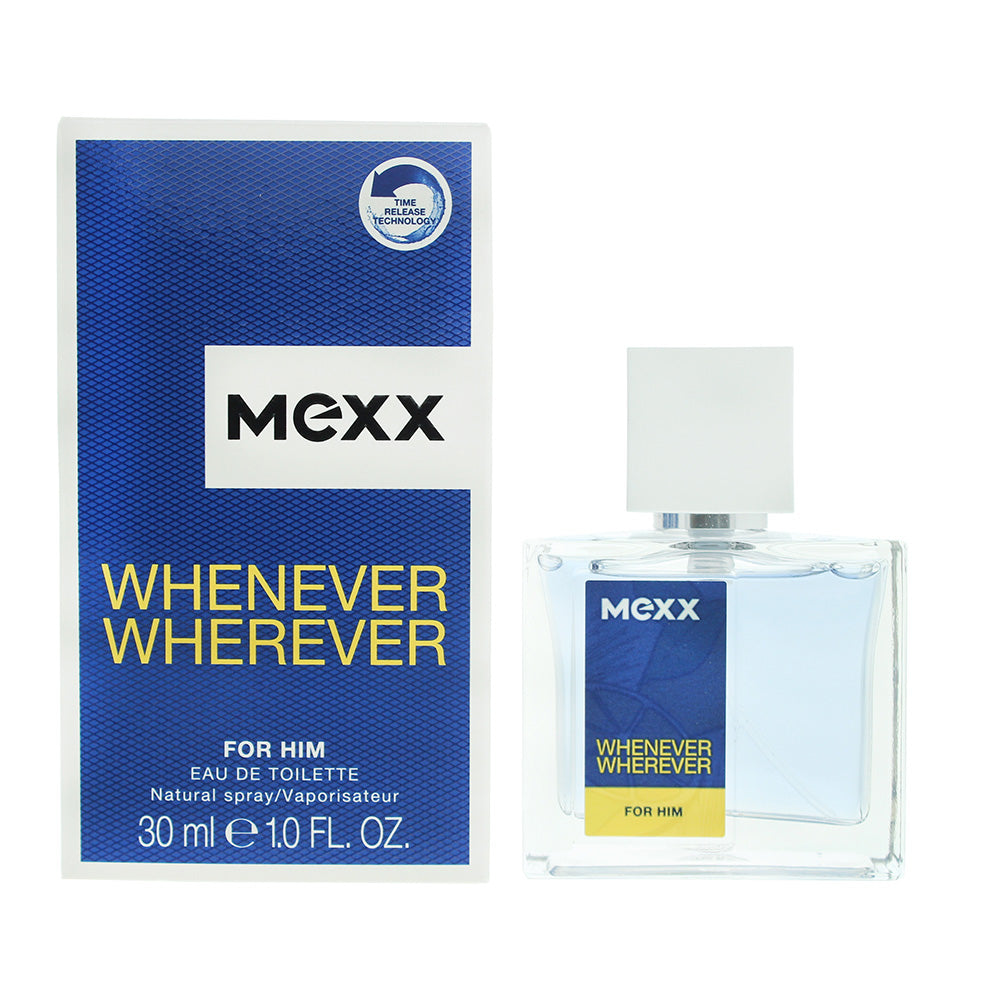 Mexx Whenever Wherever For Him Eau de Toilette 30ml  | TJ Hughes