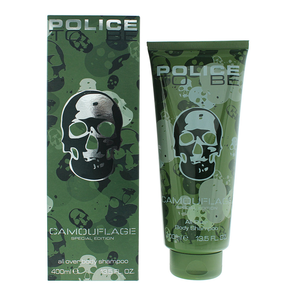 Police Camouflage All Over Body & Shampoo 400ml  | TJ Hughes