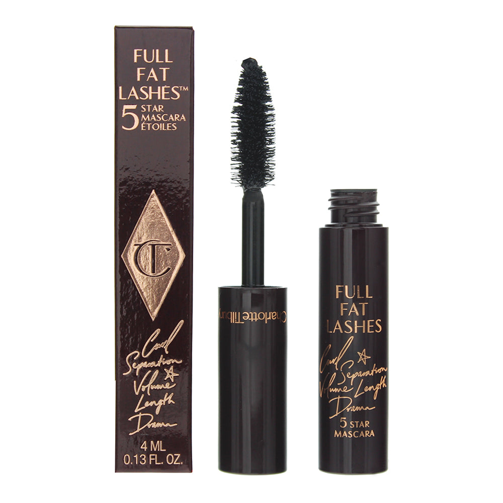 Charlotte Tilbury Full Fat 5 Star Glossy Black Mascara 4ml  | TJ Hughes