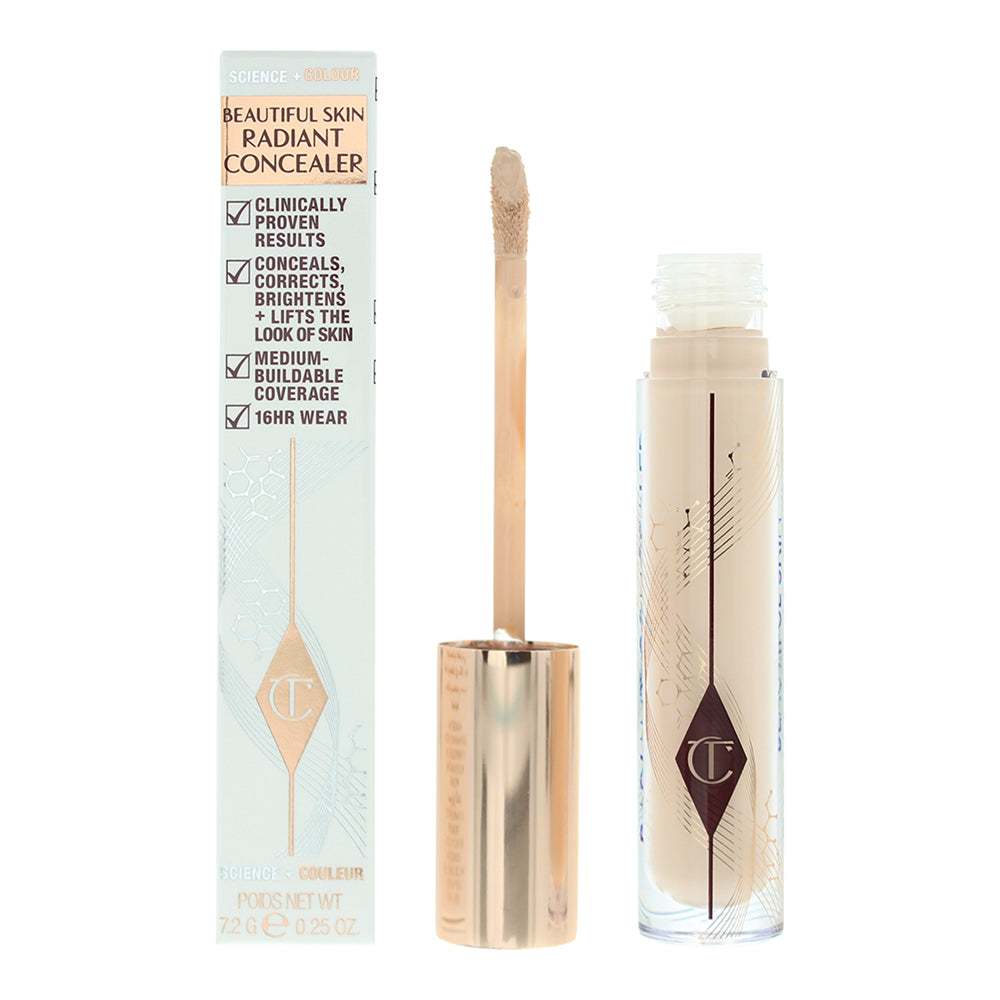 Charlotte Tilbury Beautiful Skin Science + Colour Radiant 4.5 Fair Concealer 7.2g  | TJ Hughes