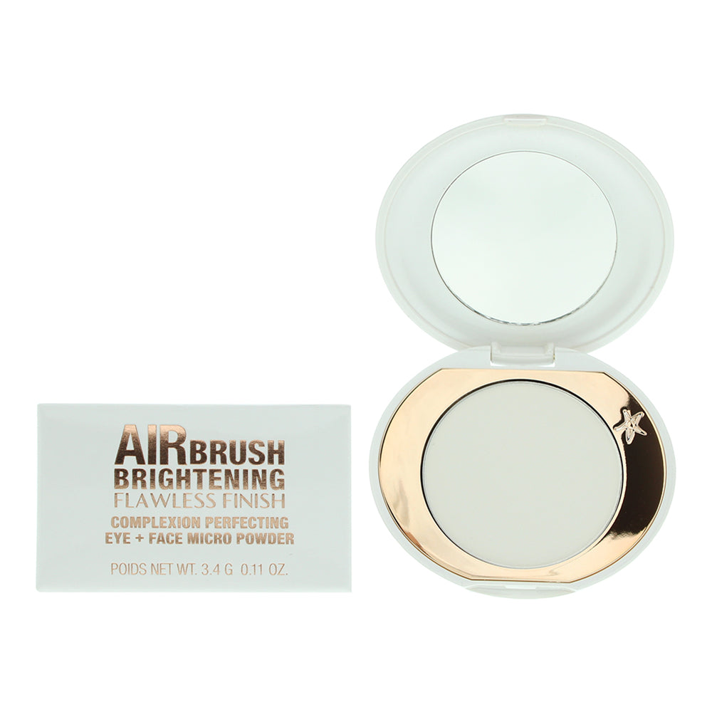 Charlotte Tilbury Airbrush Brightening Flawless Finish Fair- Medium Mini Micro Powder 3.4g  | TJ Hughes