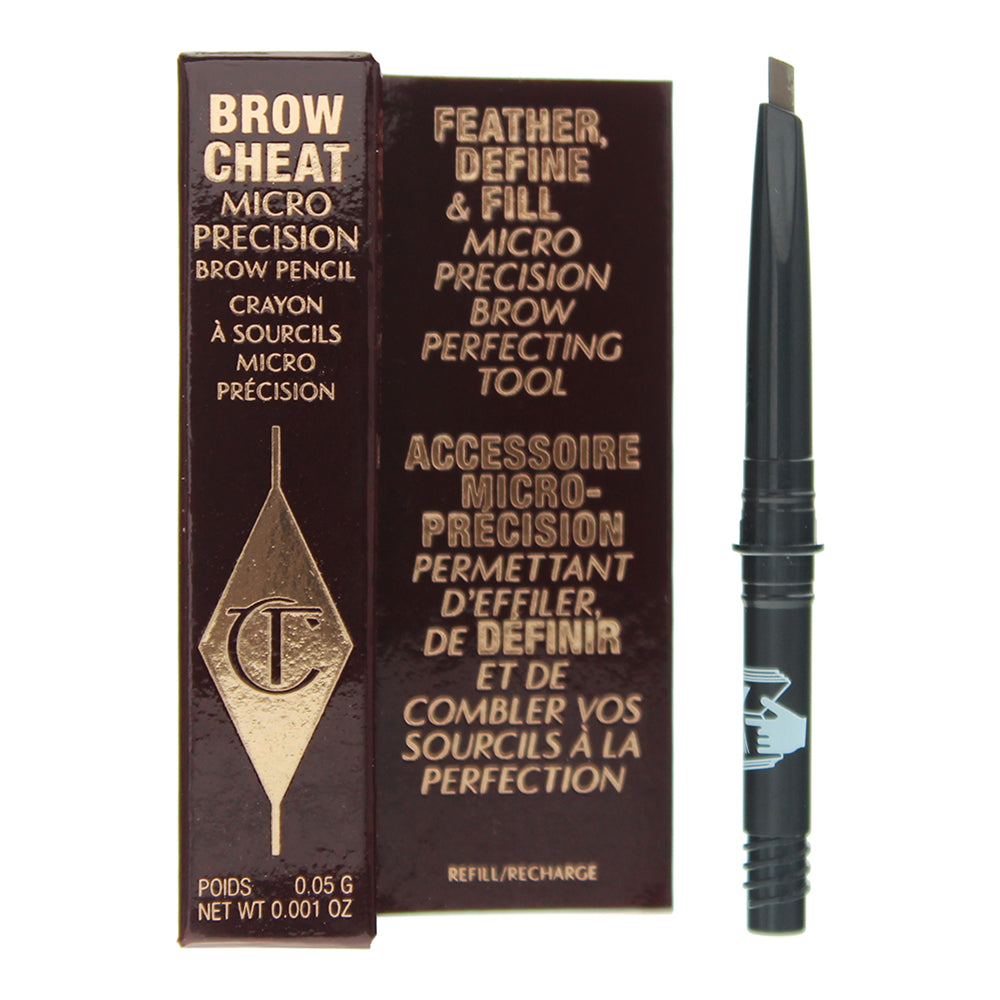 Charlotte Tilbury Brow Cheat Micro Precision Natural Brown Brow Pencil 0.05g  | TJ Hughes